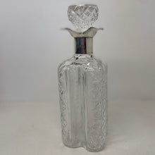  Crystal Decanter with silver collar