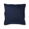 Riley Navy Linen Cushion