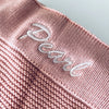 Wide Band Baby Blanket Pink