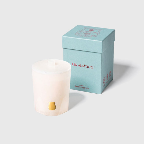 Atria Alabaster Candle with Lid