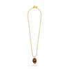 Protective Hand Pendant Necklace - Tiger's Eye