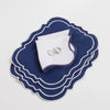 All About Navy Tablescape - Table for 4