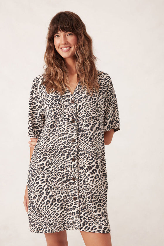 Boxy Shirt Dress