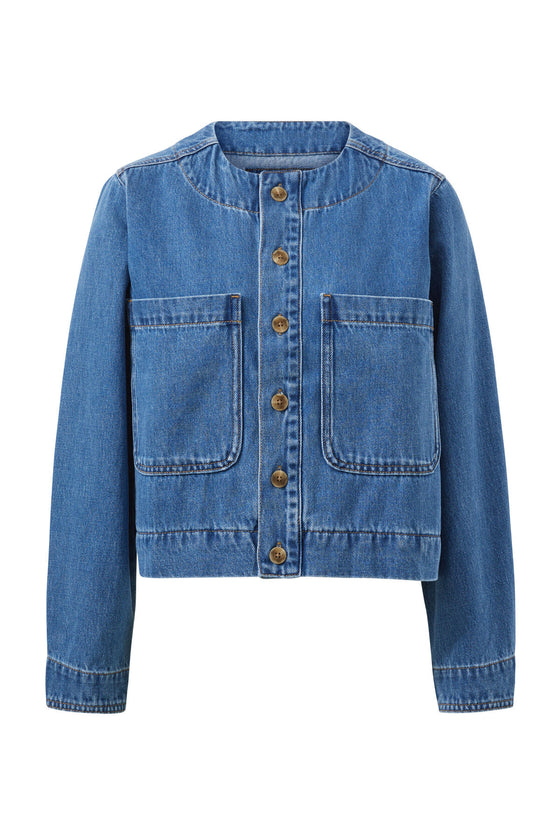 Collarless jkt