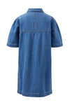 Dylan Pleat Sleeve Boxy Dress