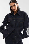 Bowie Jacket - Indigo Denim Lace