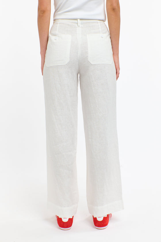 Perry Linen Drawcord Pant