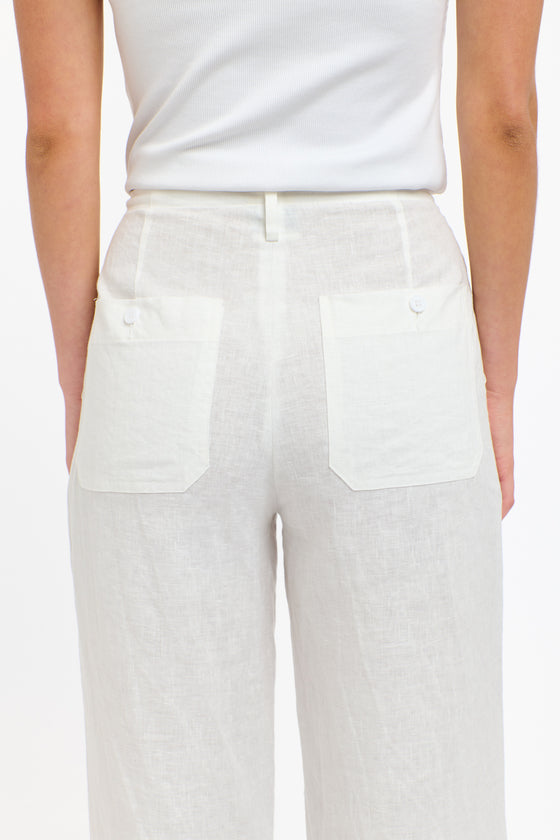 Perry Linen Drawcord Pant