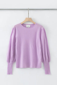  Bell Sleeve Crew Orchid
