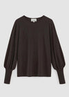 071 Always Bell Sleeve - Nut Berry