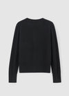 145 Cashmere Seam Detail Cardi - Black