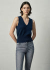 180 Cashmere Classic Tank - Navy