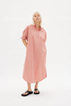 Chiara Shirt Dress Maxi Himalayan Pink