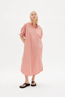  Chiara Shirt Dress Maxi Himalayan Pink