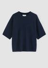 273 Cashmere Featherweight Top - French Navy