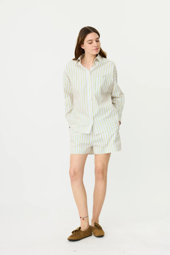 Chiara Long Sleeve Shirt Multi Stripe