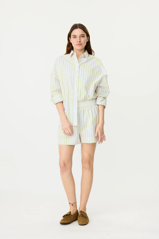 Chiara Long Sleeve Shirt Multi Stripe