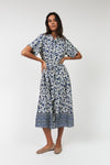Blake midi dress Blue