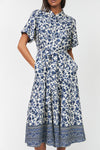Blake midi dress Blue