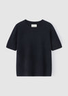 658 Brushed Short Sleeve Knit - Ink
