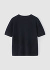 658 Brushed Short Sleeve Knit - Ink