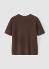 658 Brushed Short Sleeve Knit - Mink