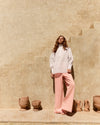 Le Plessis Pleated Blouse White