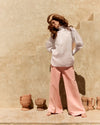 Le Plessis Pleated Blouse White