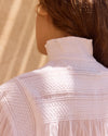 Le Plessis Pleated Blouse White