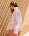 Le Plessis Pleated Blouse White