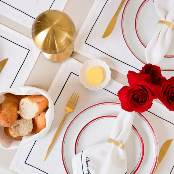 French Brasserie Tablescape - Table for 4