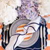 All About Navy Tablescape - Table for 4