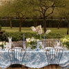 Ocean Blue Fruit Toile Table Cloth