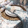 Ocean Blue Fruit Toile Napkins 4 Set