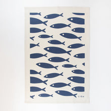  Organic Cotton Fish Tea Towel