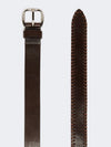 Pelle Belt Dk Brown
