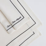 French Brasserie Napkins - Set of 4