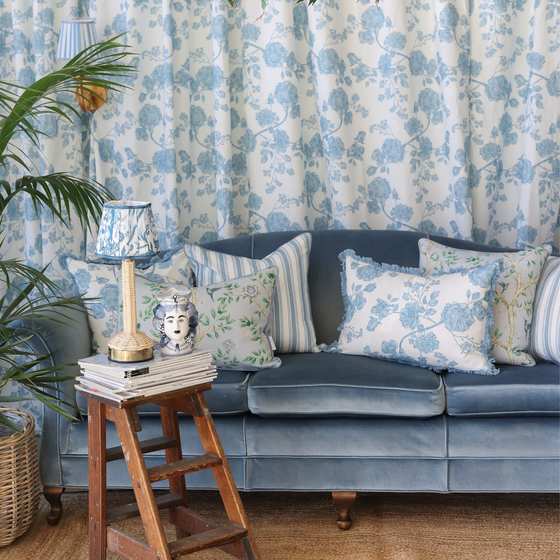 Blue Camille Cush