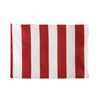 Rouge Ruffle Stripe Table Cloth
