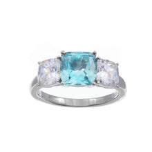  Adeline Blue & Clear Ring