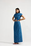 Nola Skirt - Denim Peony