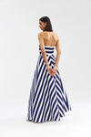 Audrey Gown - Royal Stripe