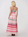 Charlize Gown Retro Stripe
