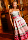 Charlize Gown Retro Stripe