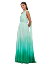 Adriana Maxi Dress Ombre Turquoise