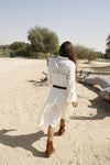 Alanna Maxi Dress Cream