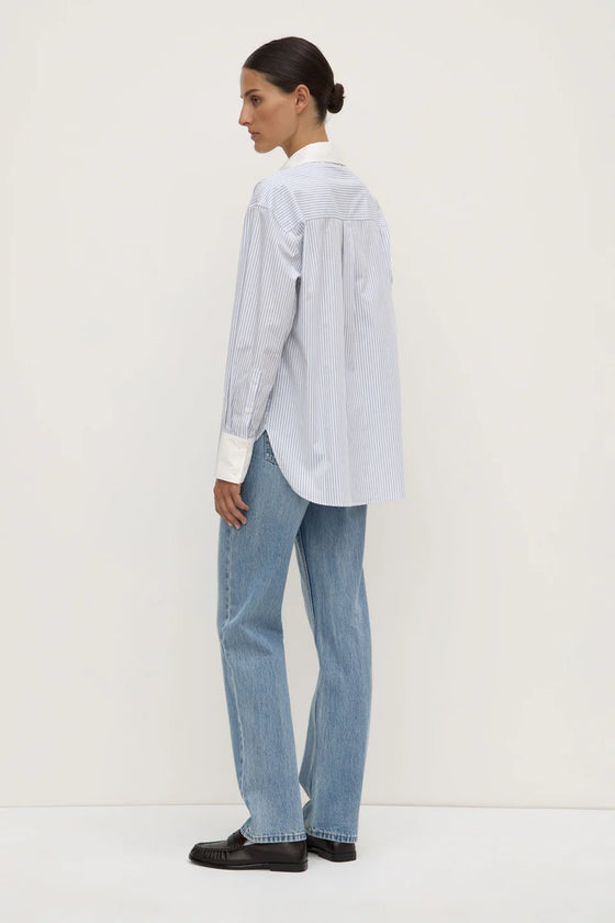 Alec Poplin Stripe Shirt
