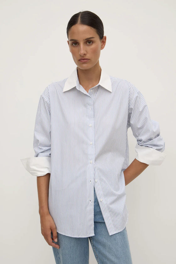 Alec Poplin Stripe Shirt