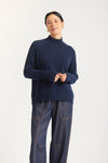 Fifi Polo Sweater - Midnight Navy