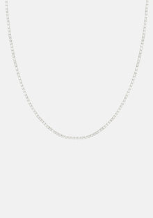  Aspen Tennis Necklace - Silver